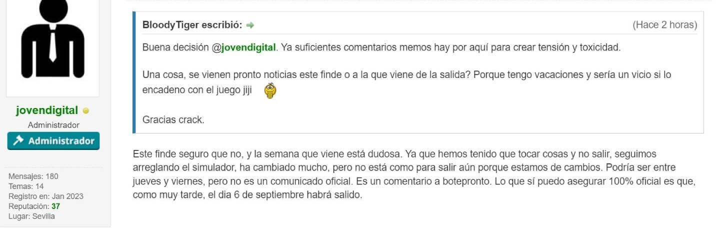 La fecha tope para el lanzamiento de PC Fútbol 8