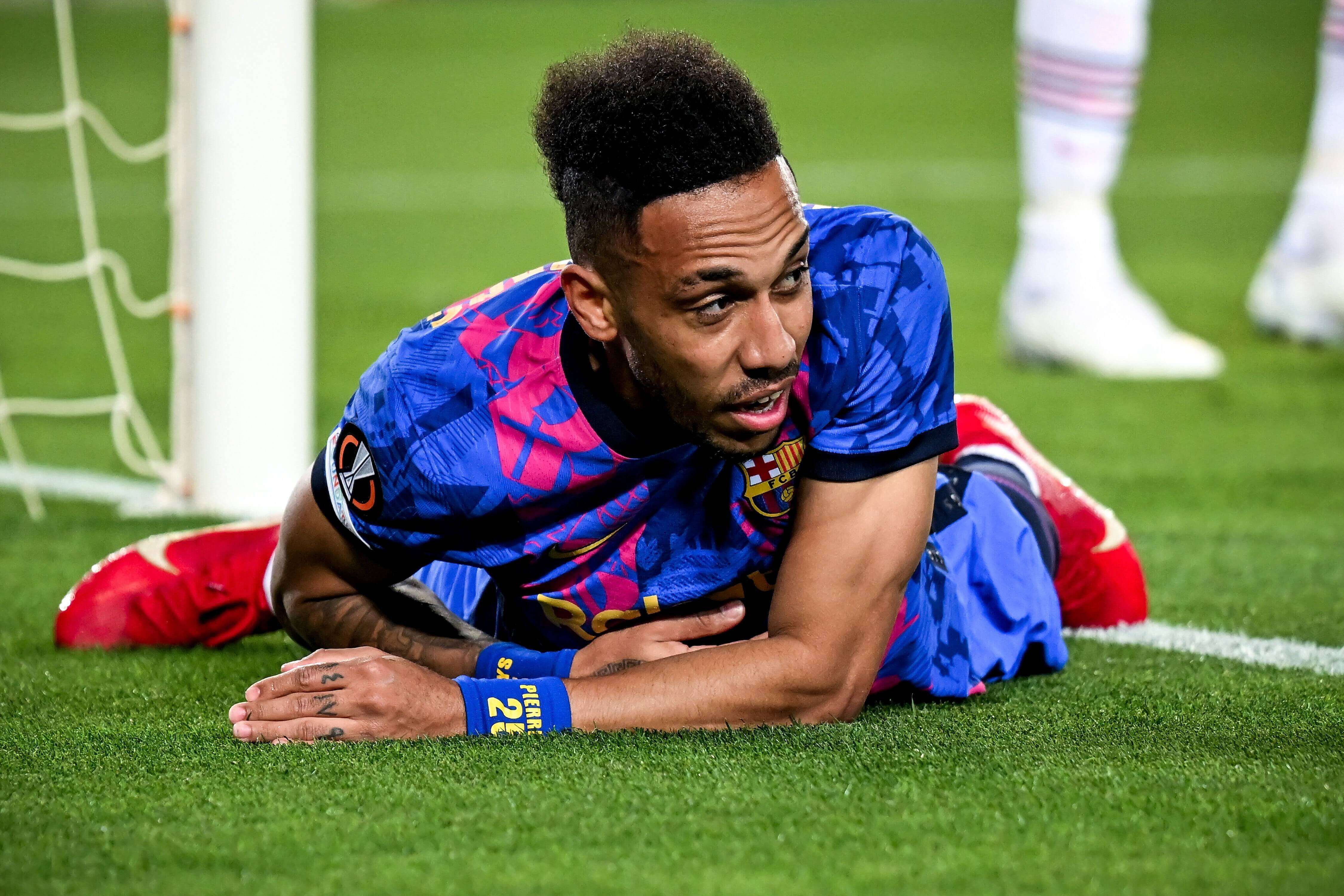  Aubameyang en su etapa en el Barcelona (Cordon Press)