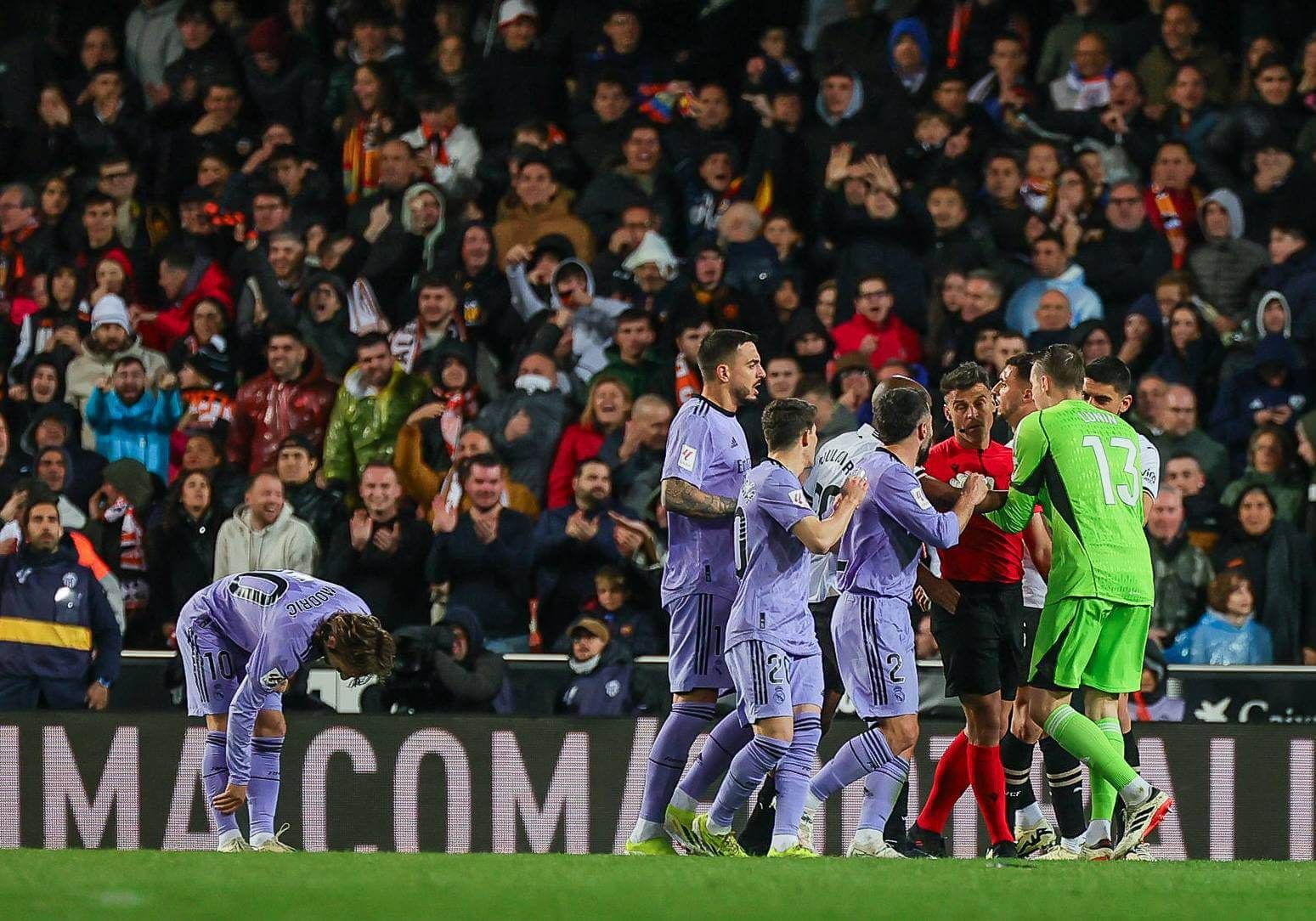 Gil Manzano, en el Valencia - Real Madrid de la 2023/24