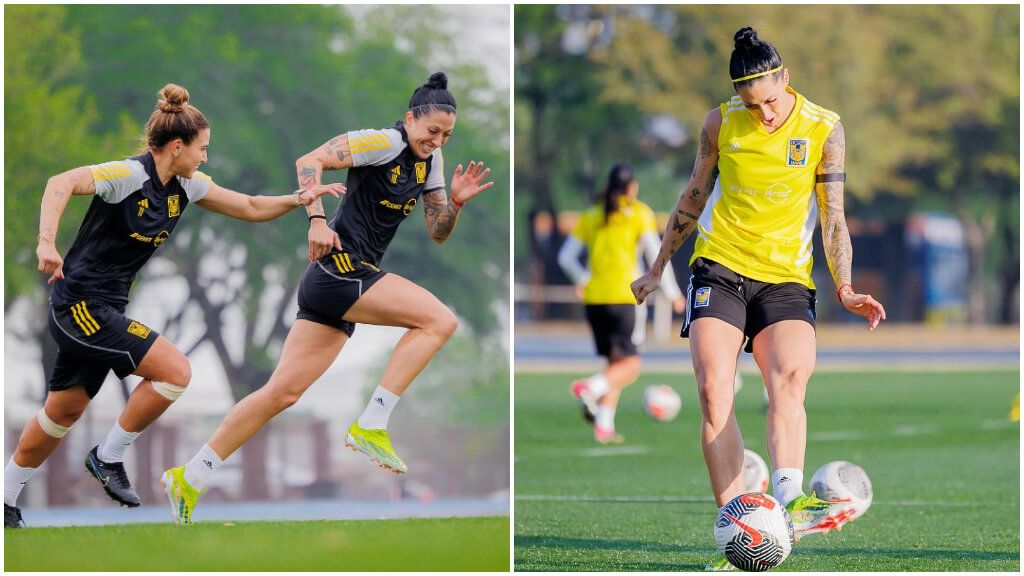  Jenni Hermoso en un entrenamiento (@jennihermoso)