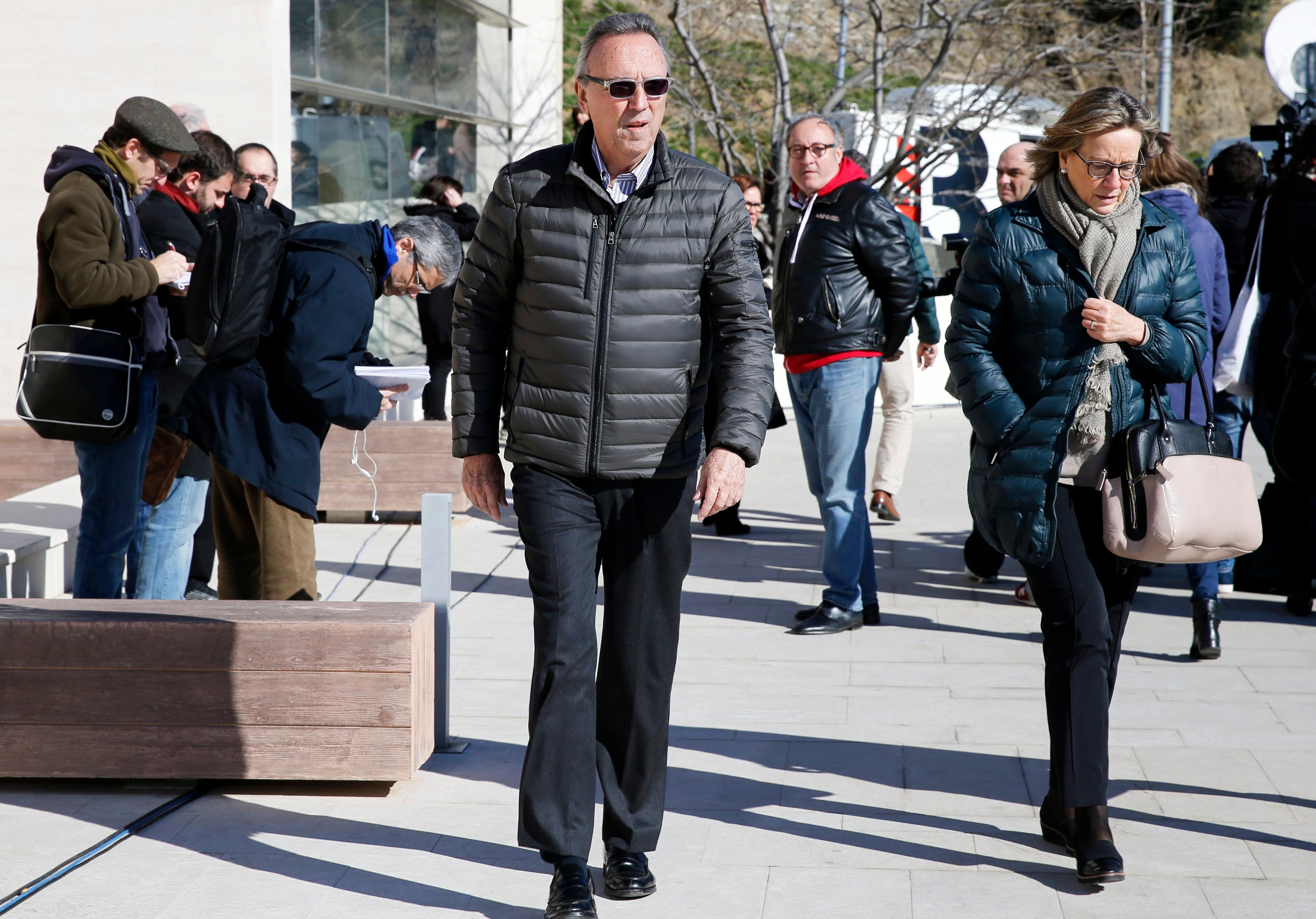 Joan Gaspart acude a los Juzgados.