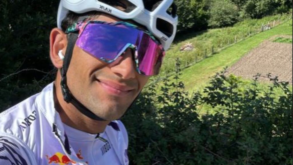  Jorge Martín, disfrutando en bici por el País Vasco de sus días libres