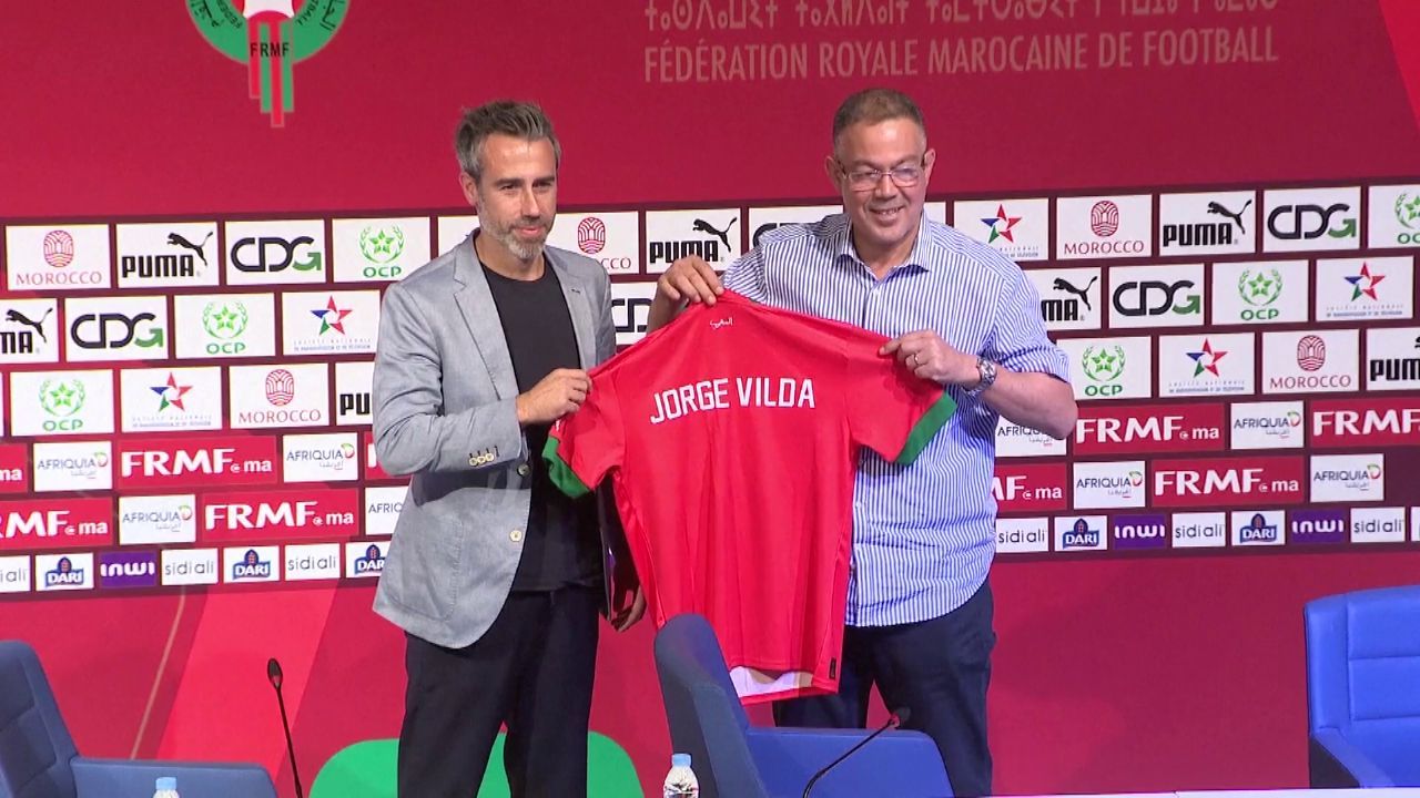  Jorge Vilda, durante su presentación como técnico de Marruecos el pasado mes de octubre.