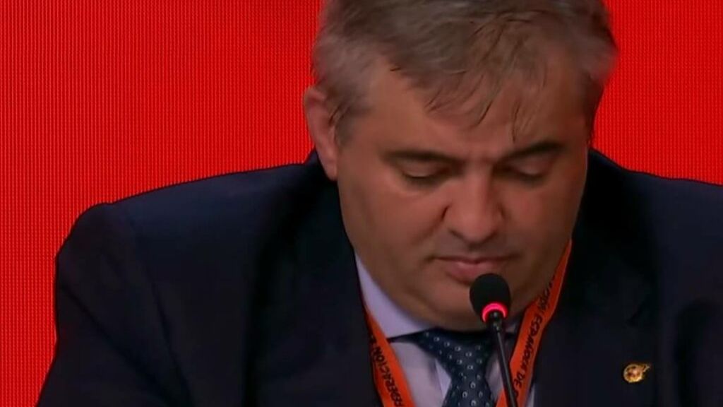  José Ángel Peláez en la asamblea. (RFEF)