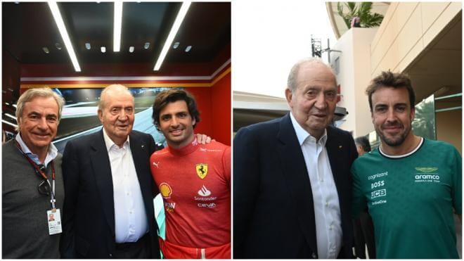  Juan Carlos I, presente en la Fórmula 1 en Baréin en 2024