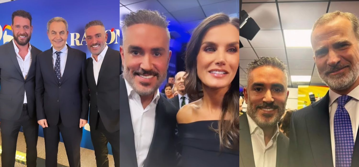  Kiko Hernández fotografiándose con los Reyes y con Zapatero (@kikohernandeztv)