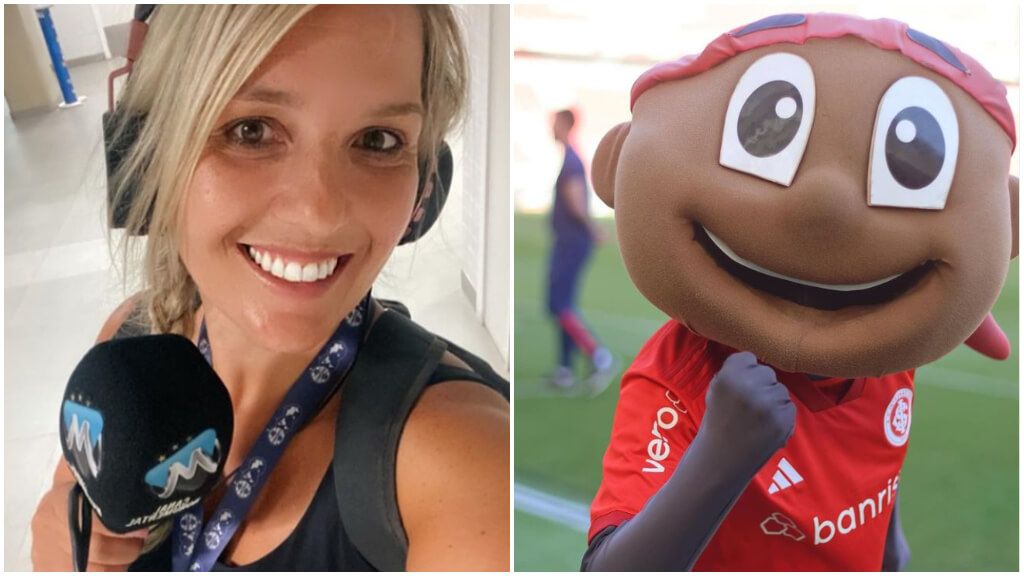 La periodista Gisele Kümpel denunció un presunto acoso sexual de la mascota del Internacional de