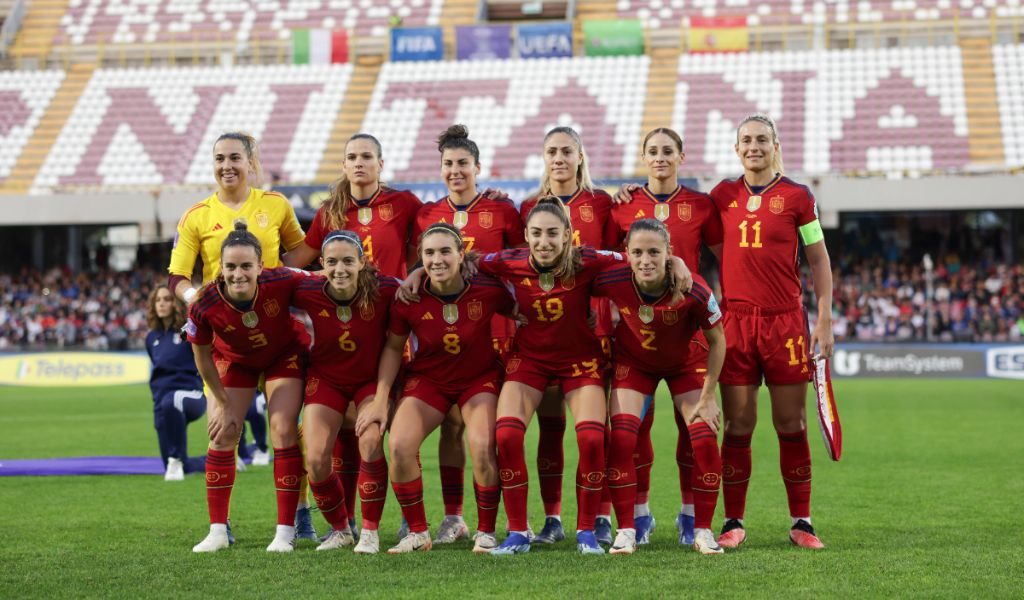  La Selección Española en un partido contra Italia (Fuente: Cordon Press)