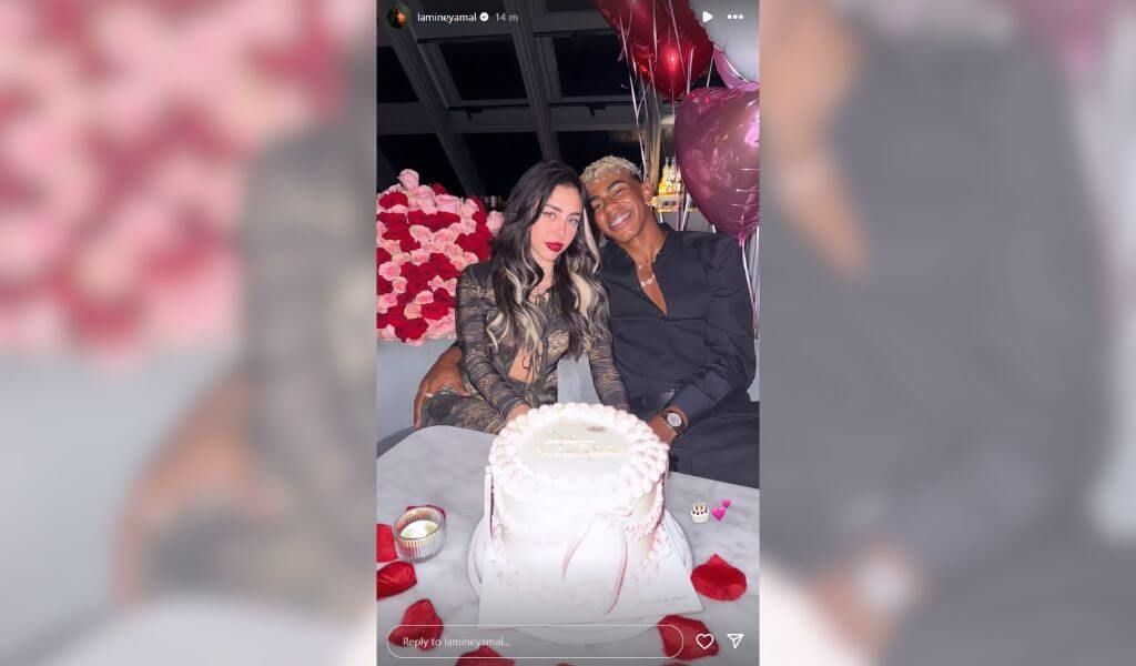 Lamine Yamal y Nicki Nicole