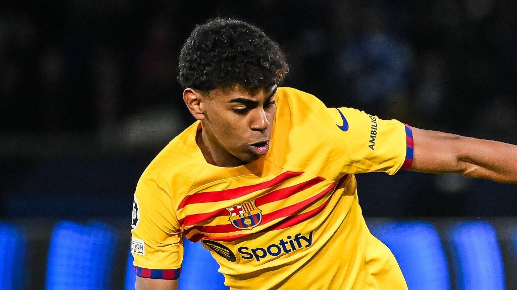 Lamine Yamal, contra el PSG (CordonPress)