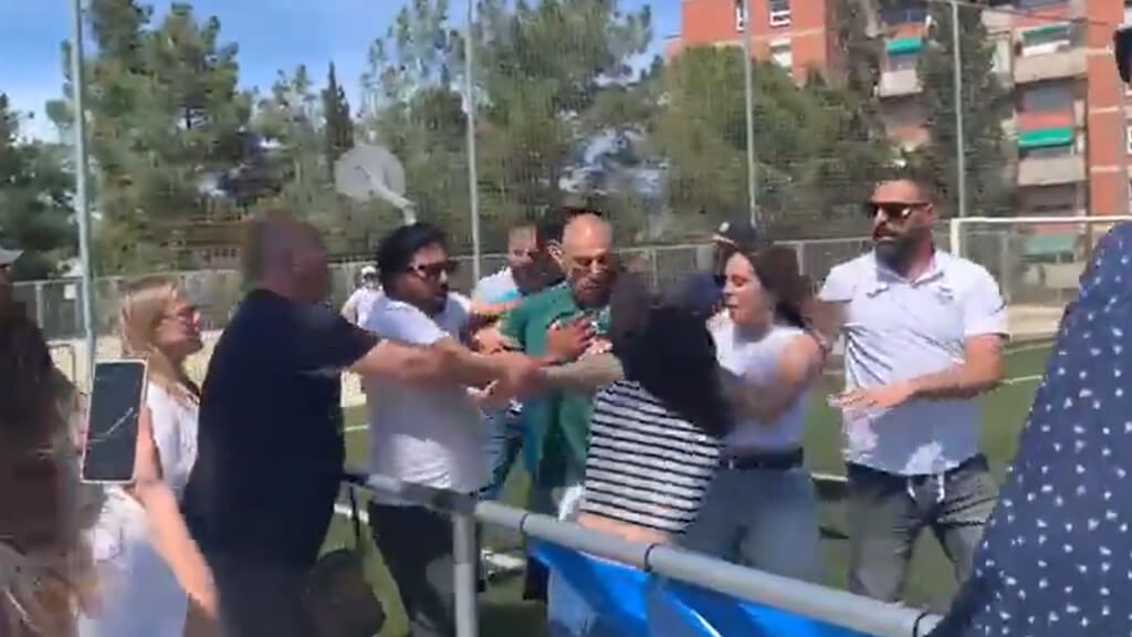 Las lamentables imágenes del momento