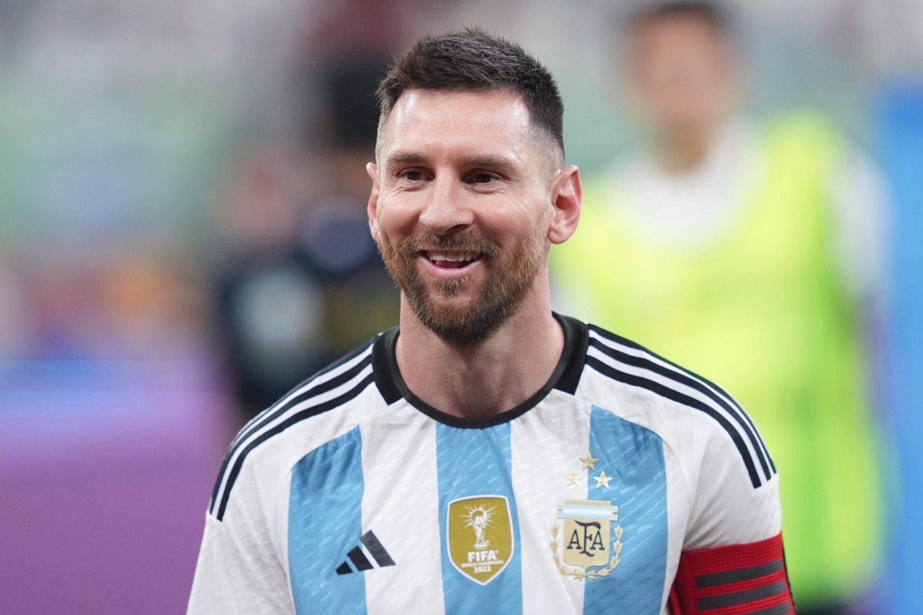  Leo Messi en su partido con Argentina