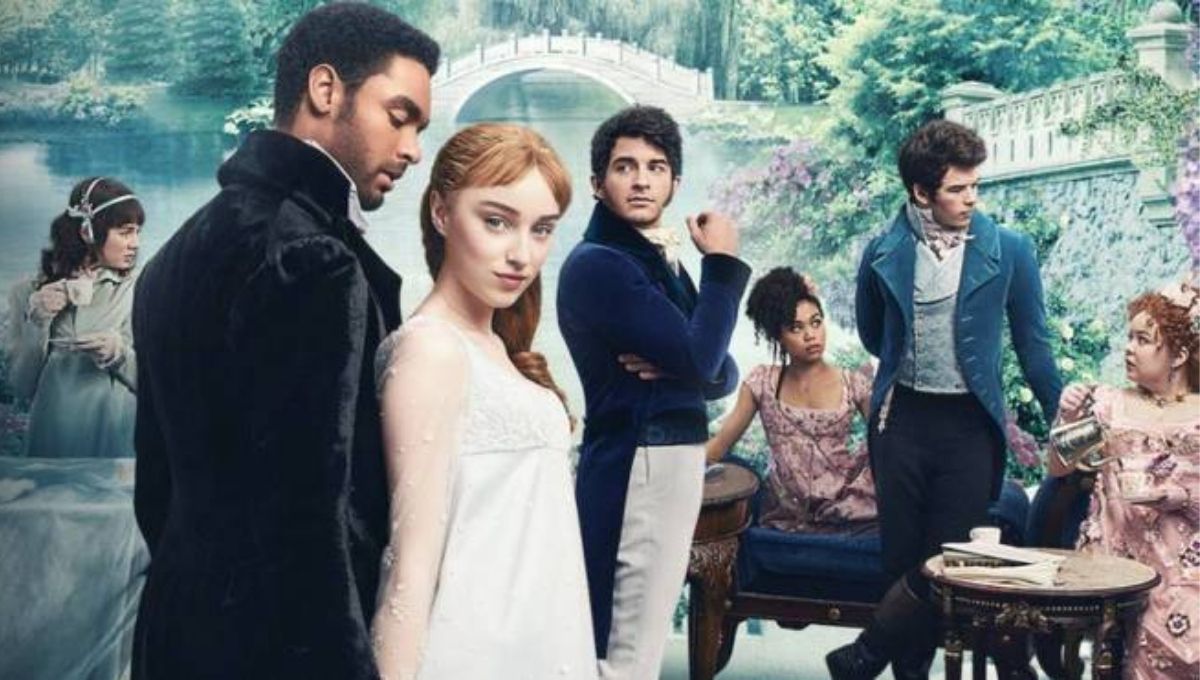  'Los Bridgerton', serie de época que causa sensación en Netflix.