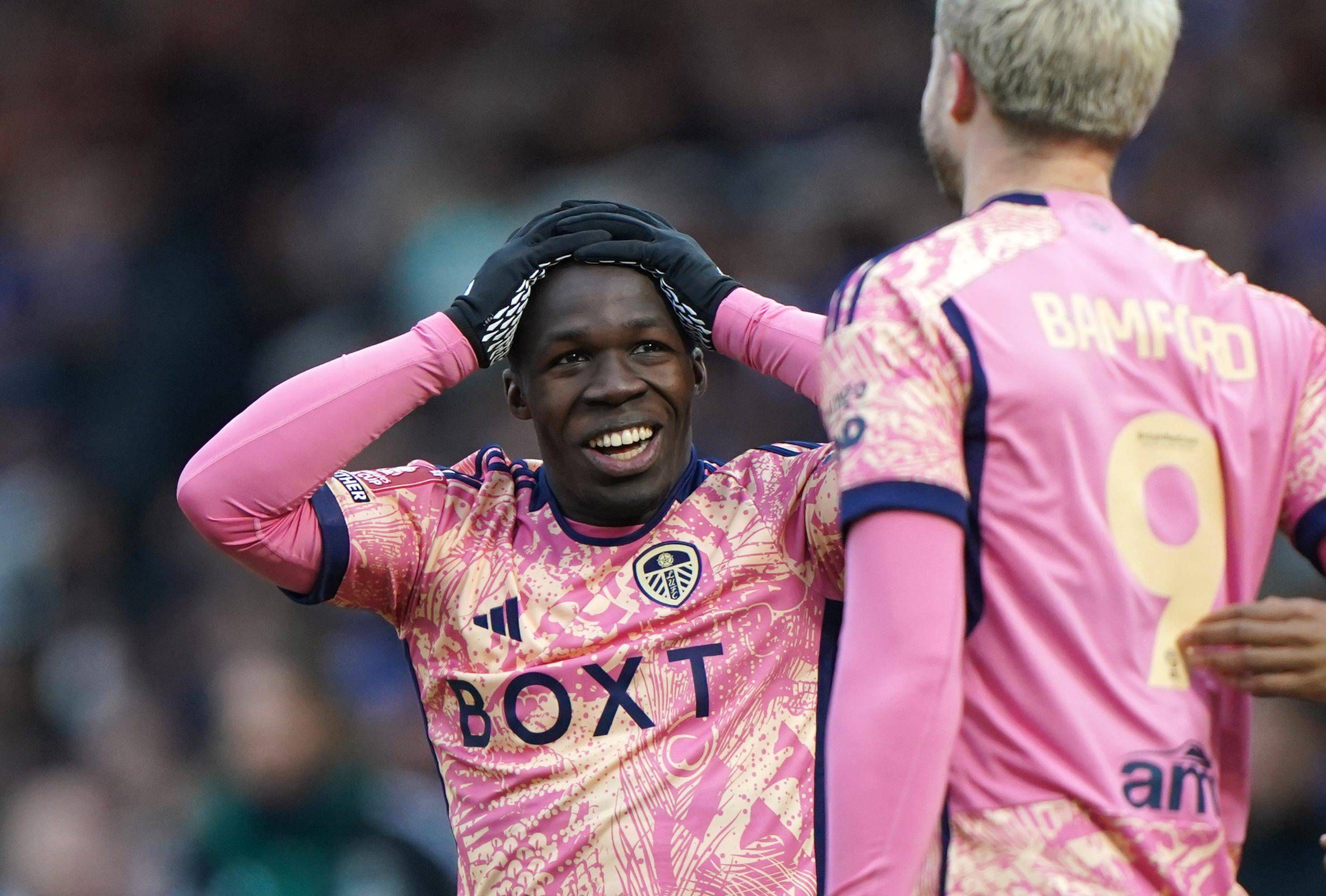 Los compañeros de Patrick Bamford alucinan con su gol (Cordon Press)