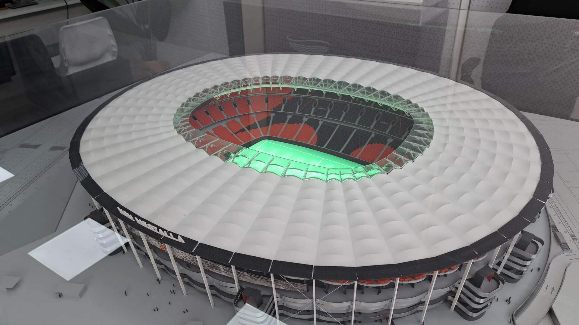  Maqueta Nou Mestalla que puede ser sede del Mundial 2030