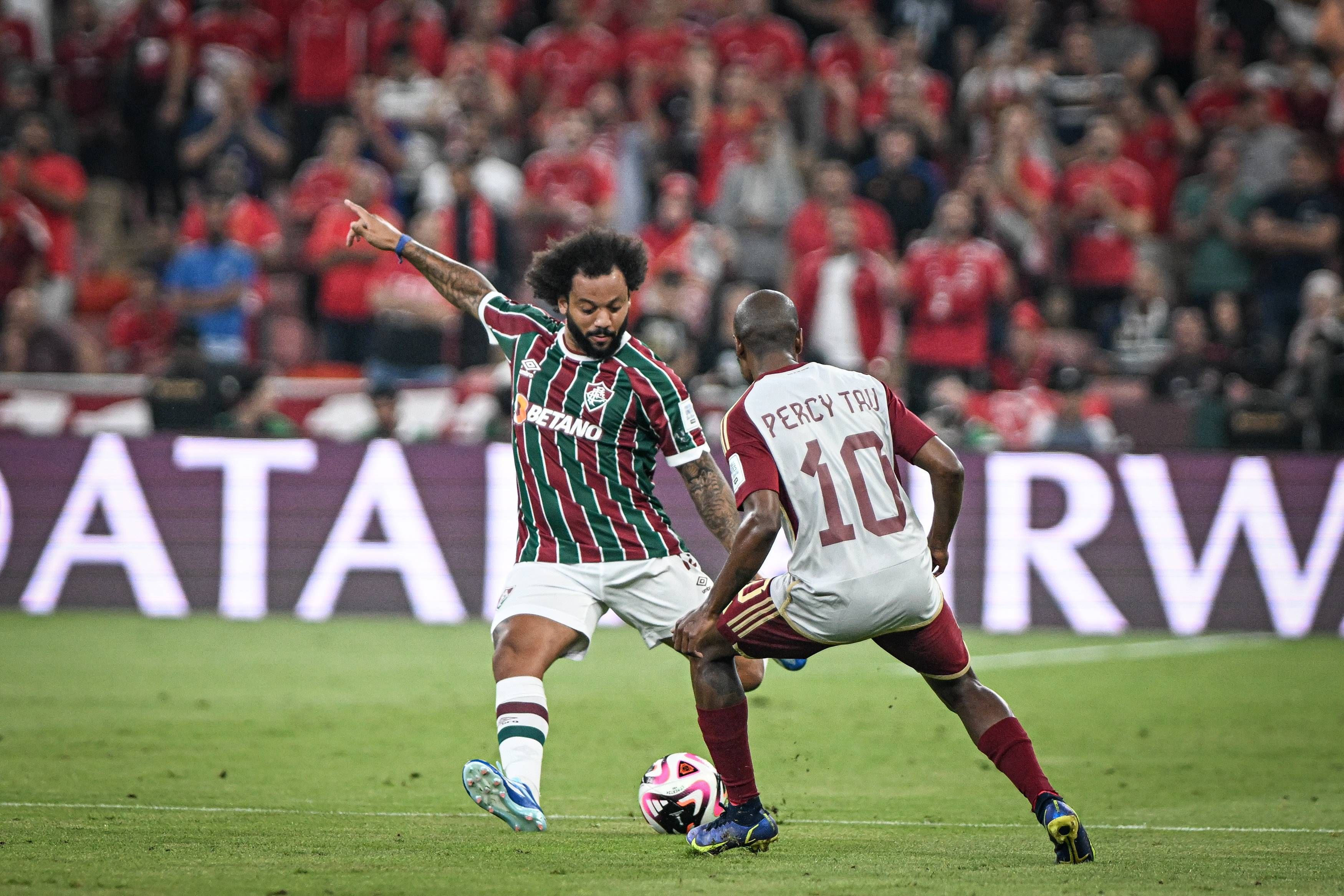Marcelo en un momento de la final del Mundial de Clubes.