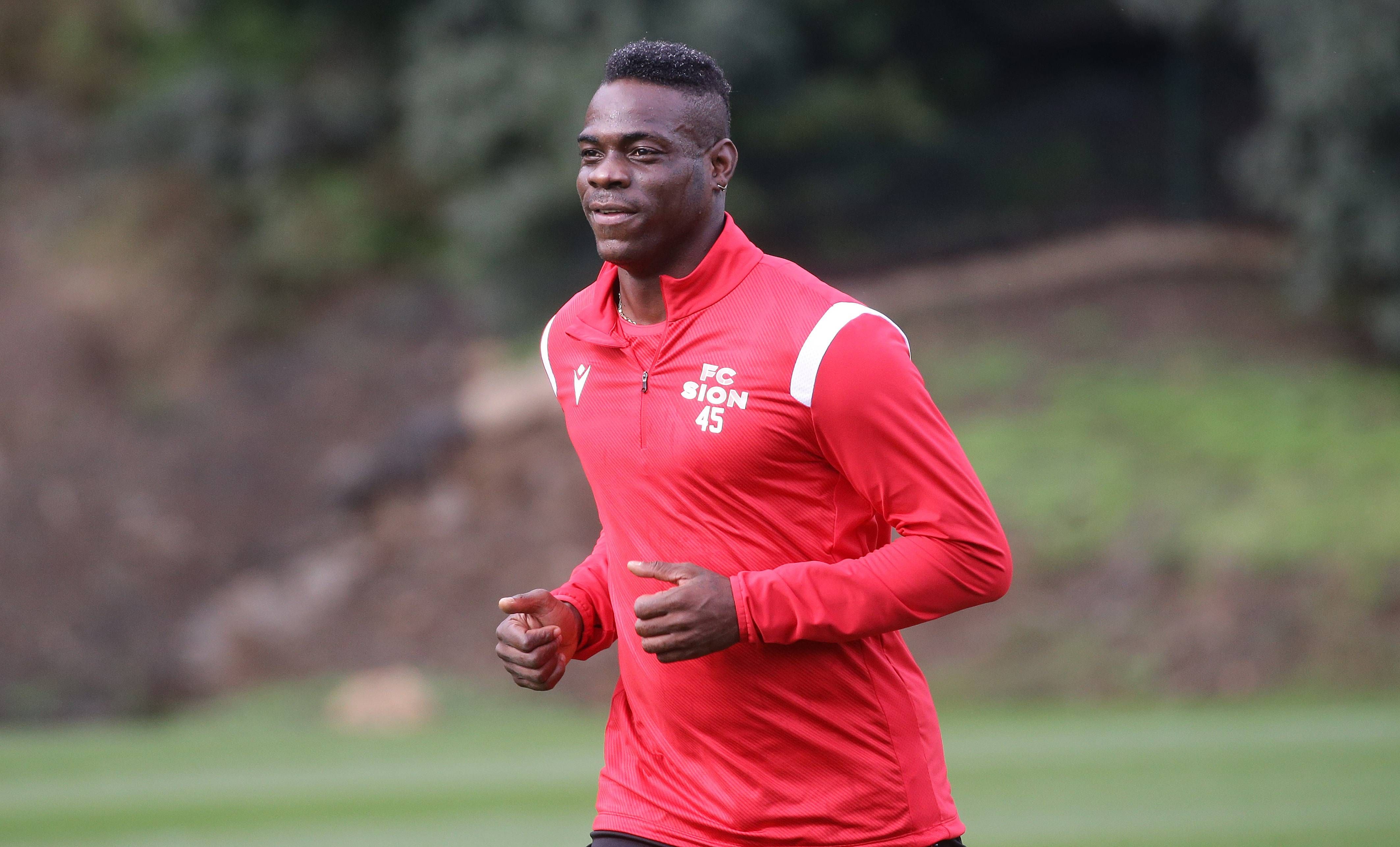 Mario Balotelli durante su etapa jugando en el FC Sion (Cordon Press)
