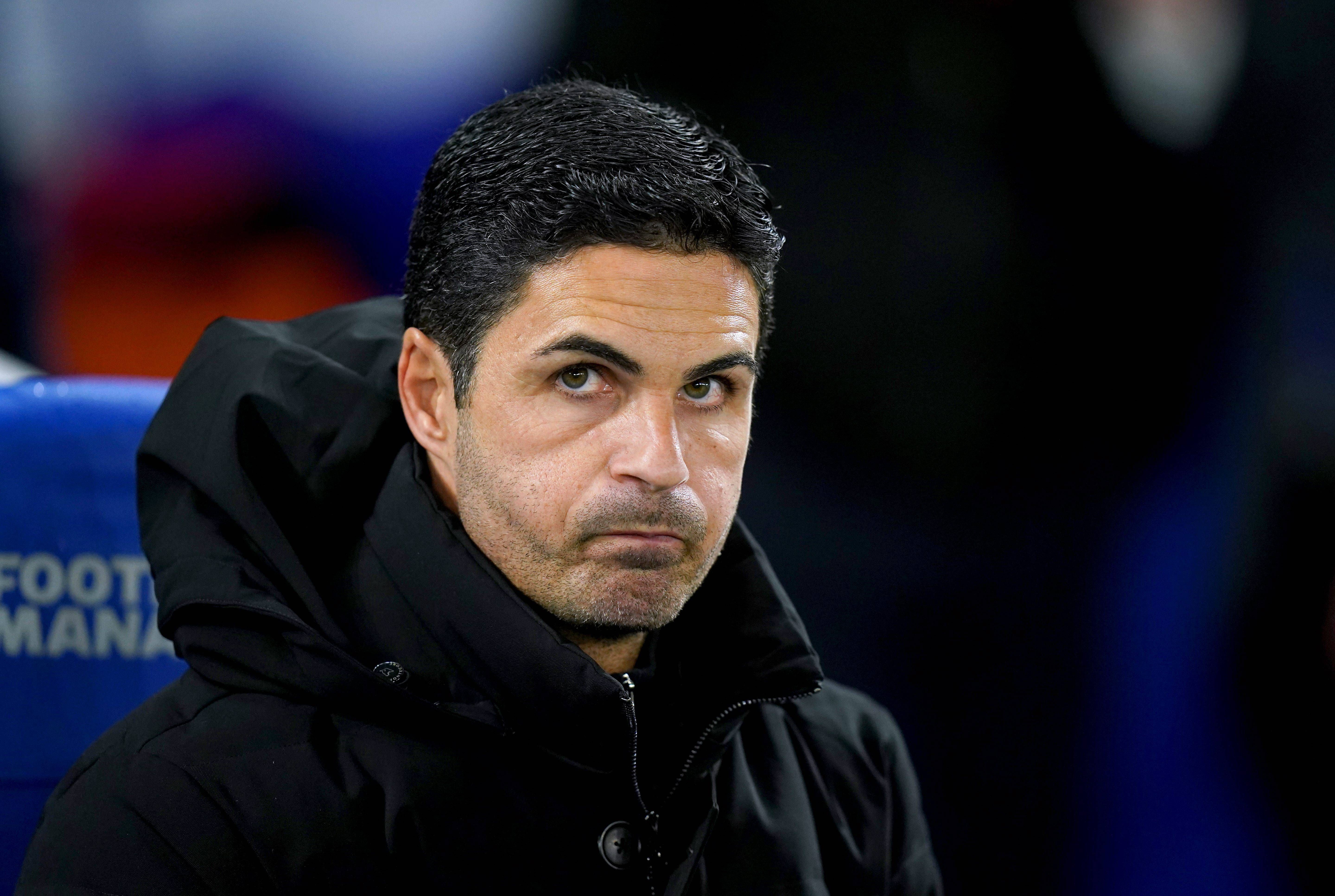  Mikel Arteta, en un partido del Arsenal.