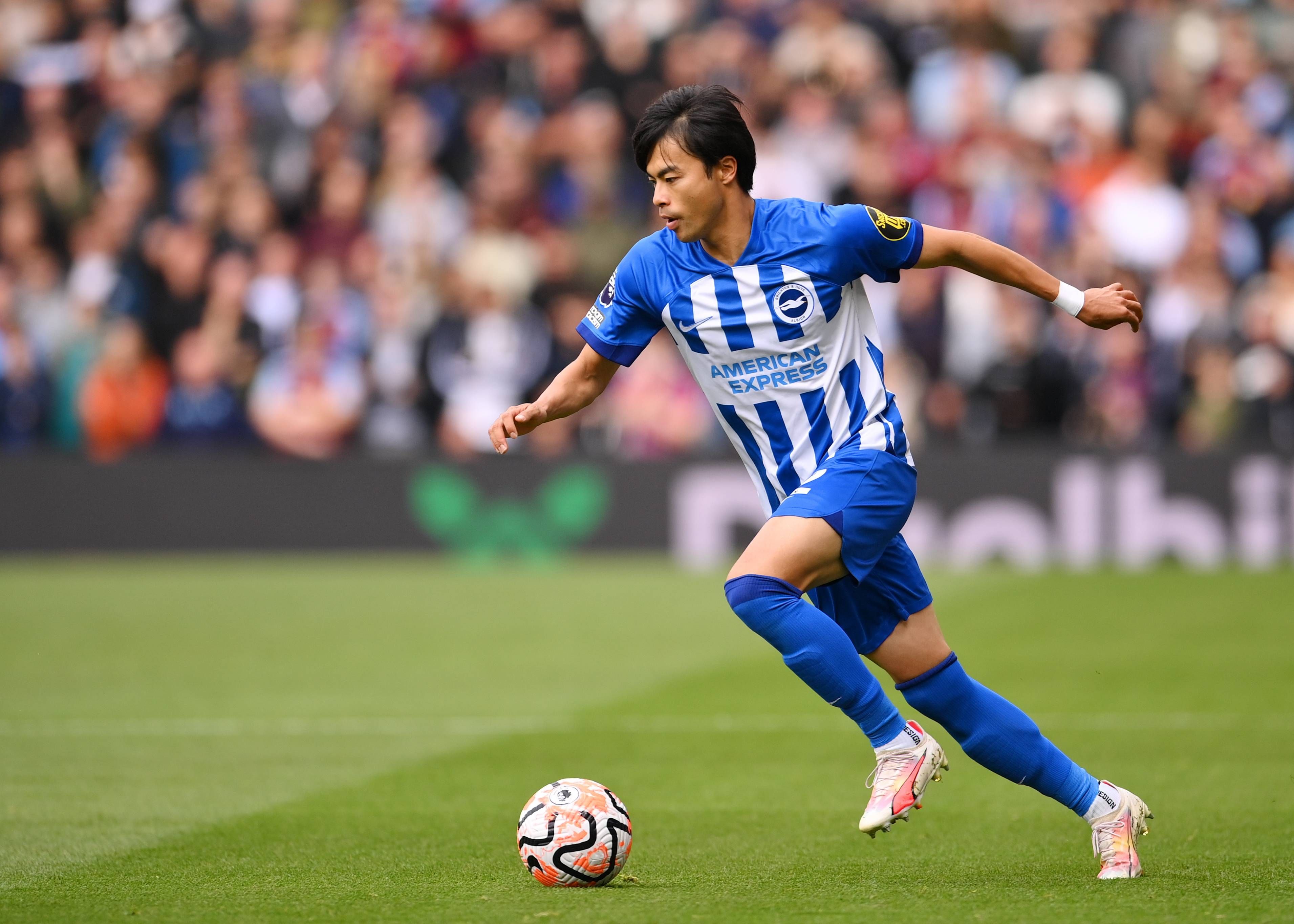  Mitoma, con el Brighton, una de las sensaciones de la Premier League.