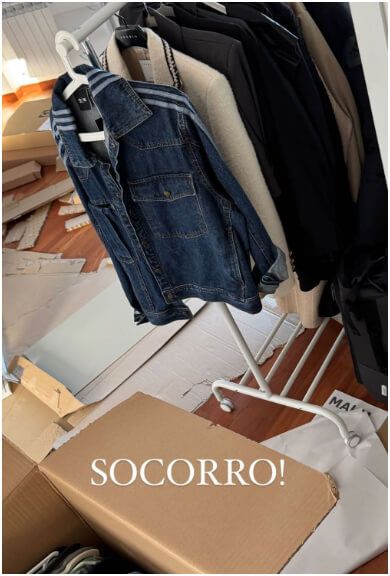  La imagen de Ana Peleteiro y su mudanza (Instagram: @apeleteirob)