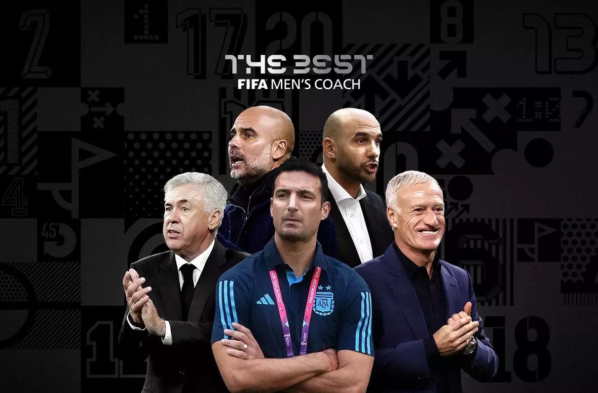  Los nominados a mejor entrenador en los The Best 2022.