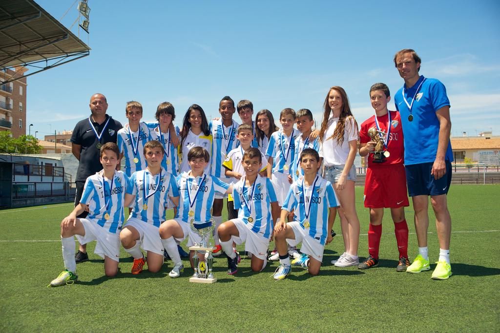  Ramón, Kevin e Ismael Casas en un torneo de cantera.