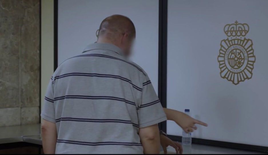  Raúl Moro, detenido a su llegada a España.