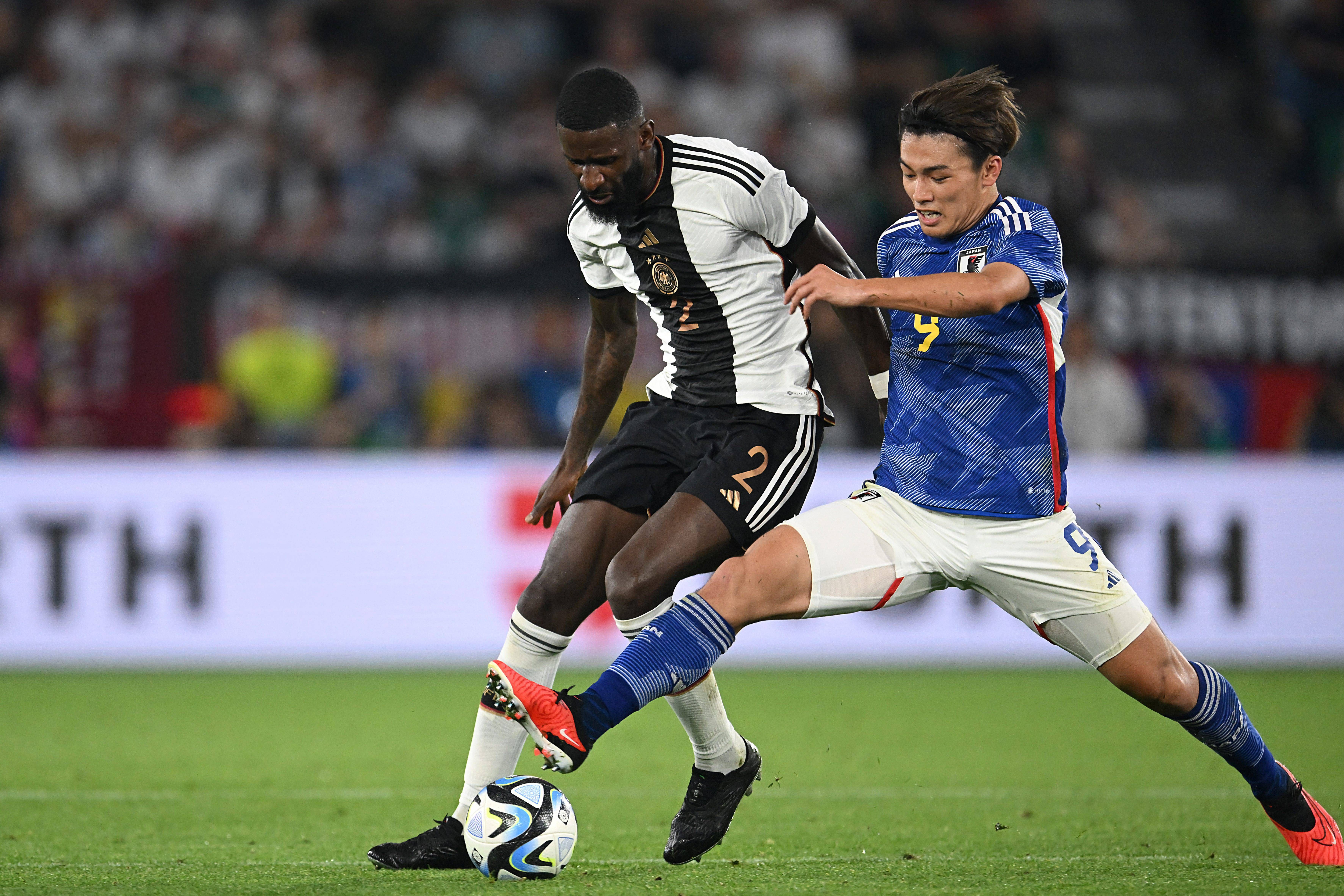 Antonio Rüdiger, durante el Alemania-Japón. Fuente: Cordon Press.