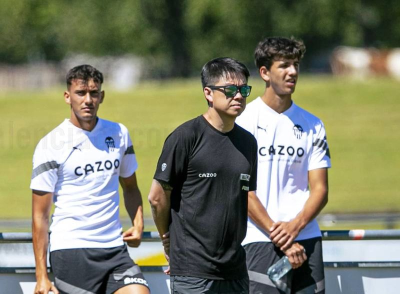  Sean Bai, en su etapa en el Valencia CF.
