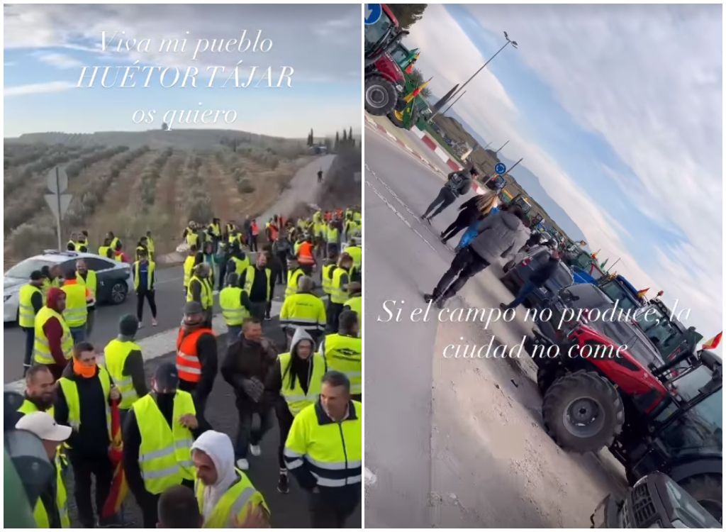  Sergio Aguilera, tentador de ‘La Isla de las Tentaciones’, presente en la huelga de agricultores (@sergioaguilera.27)