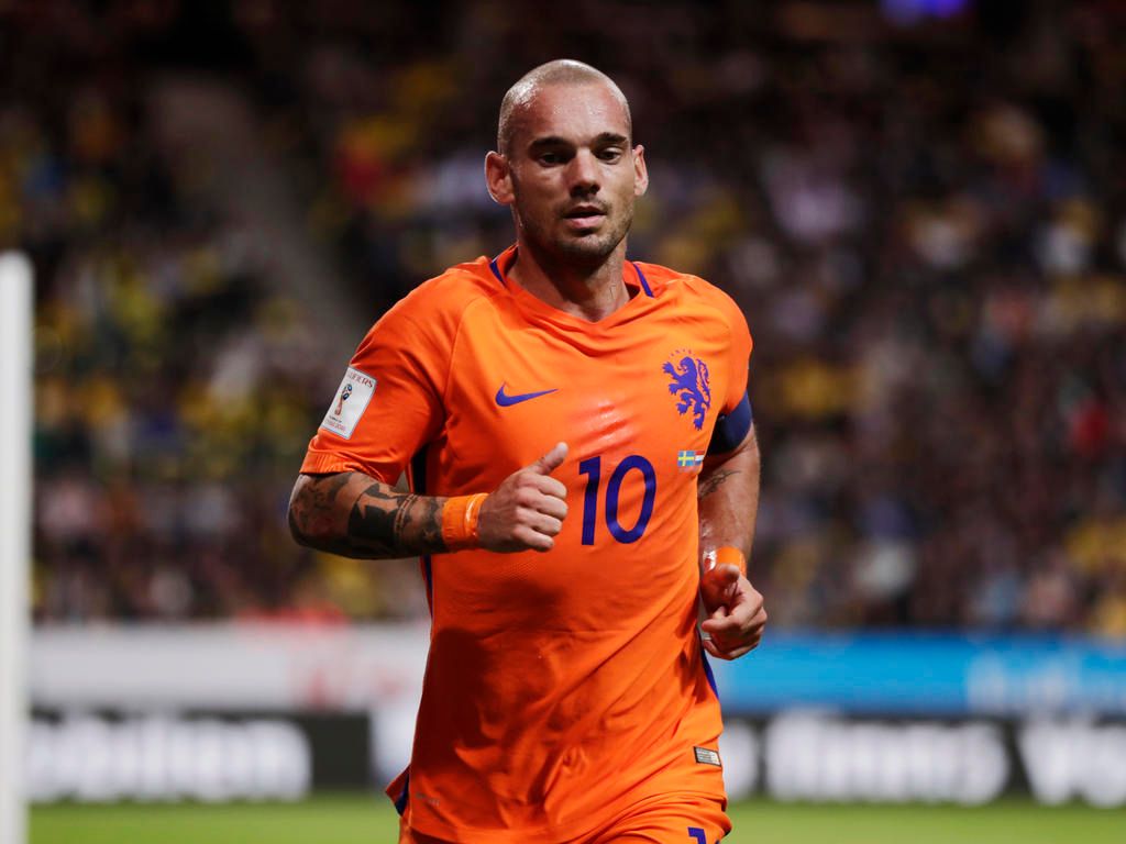  El centrocampista Wesley Sneijder, durante uno de sus últimos partidos con Holanda.