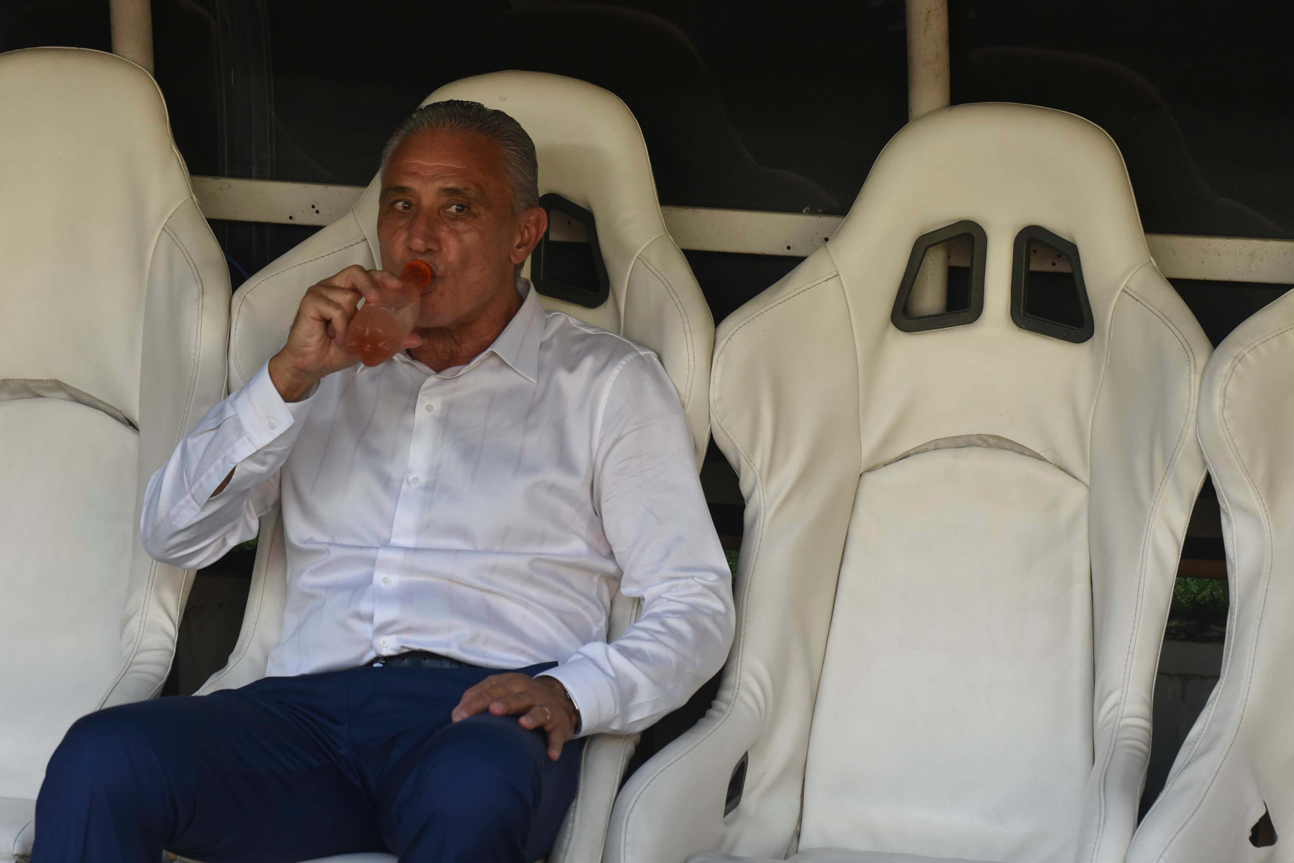  Tite, en el banquillo del Flamengo.