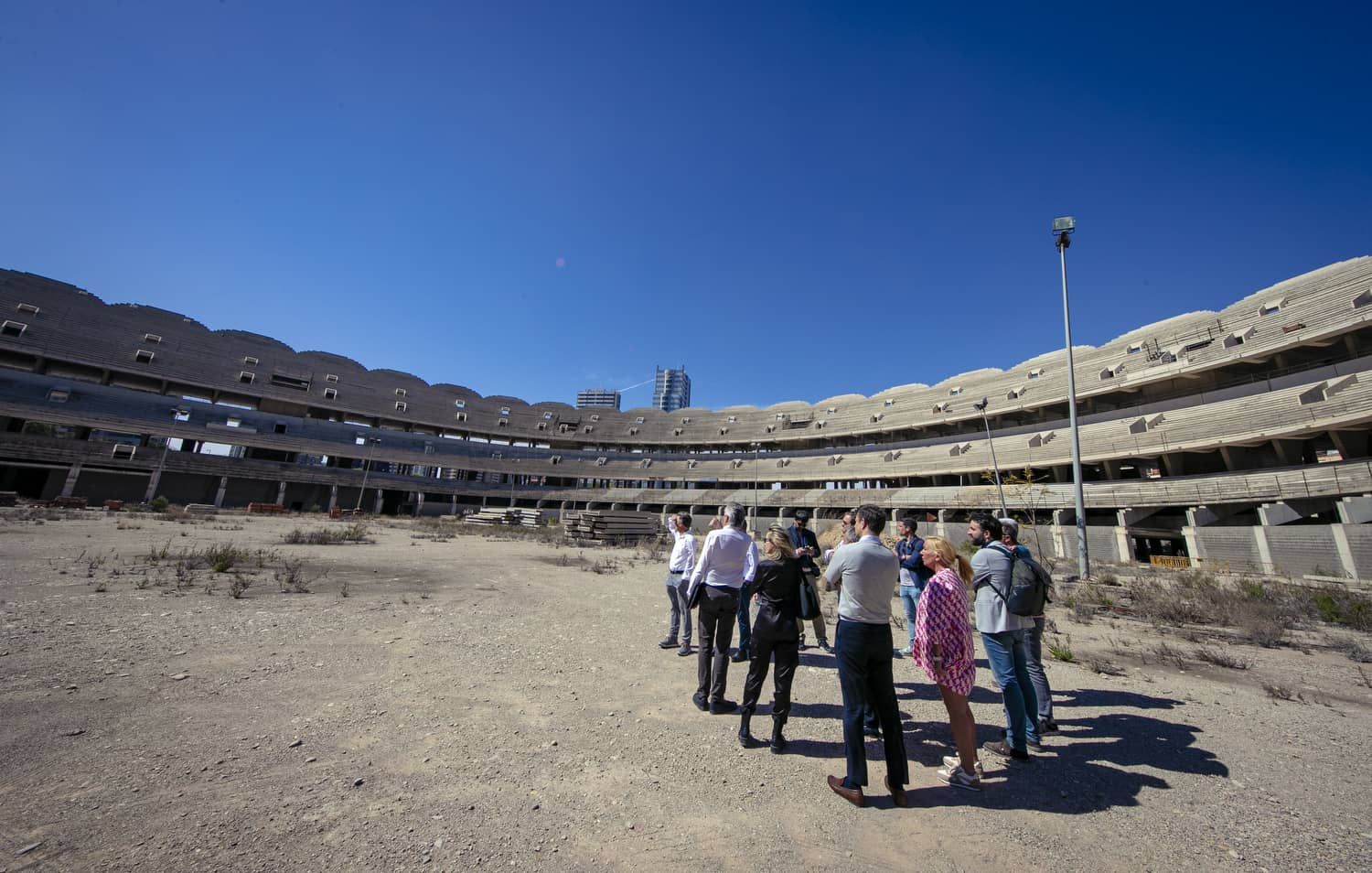  Visita de la RFEF al Nou Mestalla