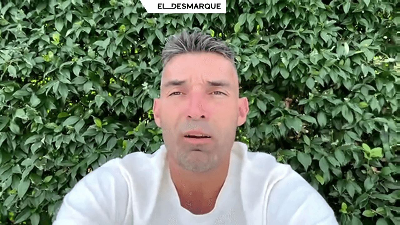  David Barral en el twitch de 'ElDesmarque'