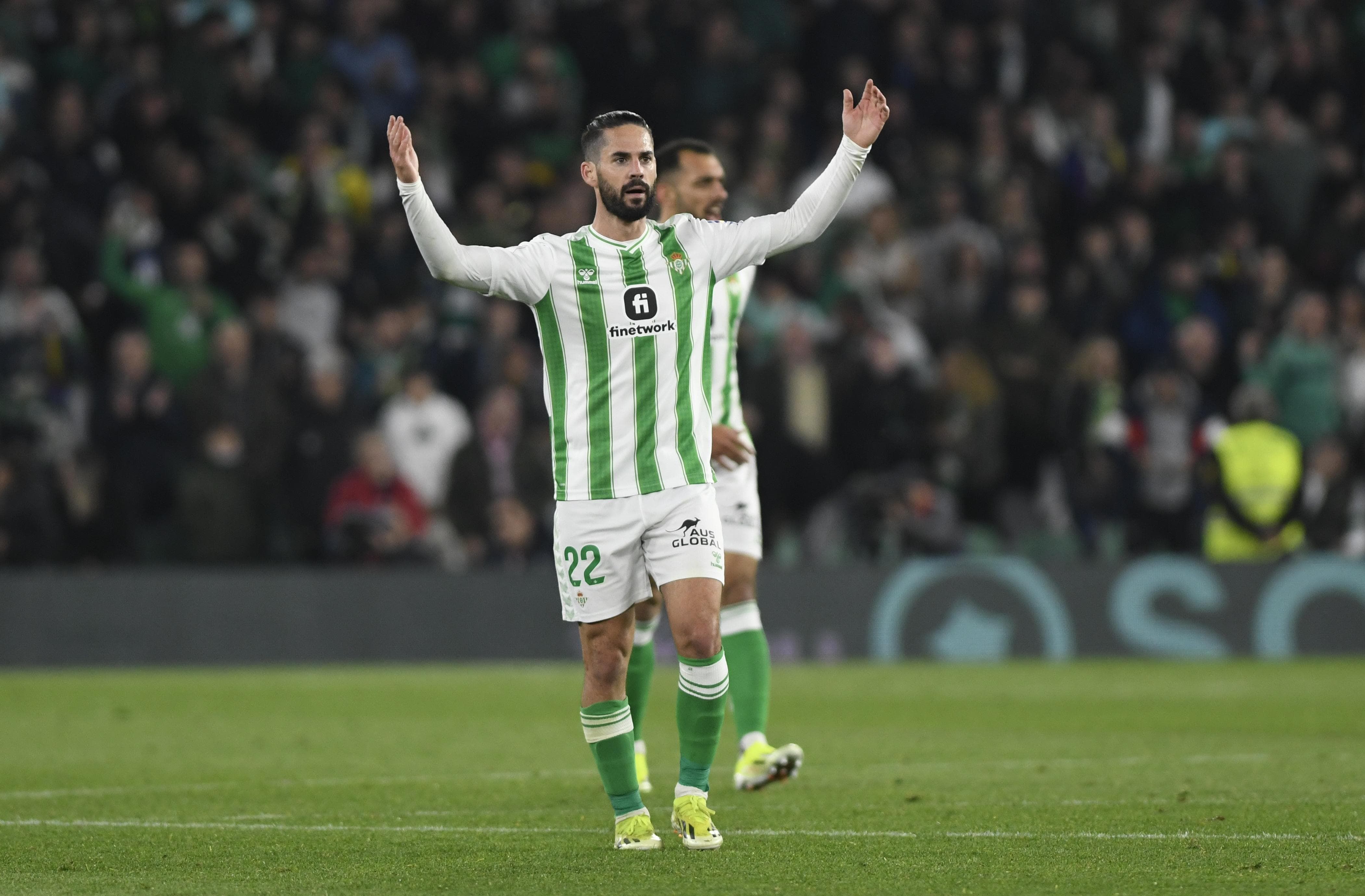  Isco celebra su gol ante el Barça