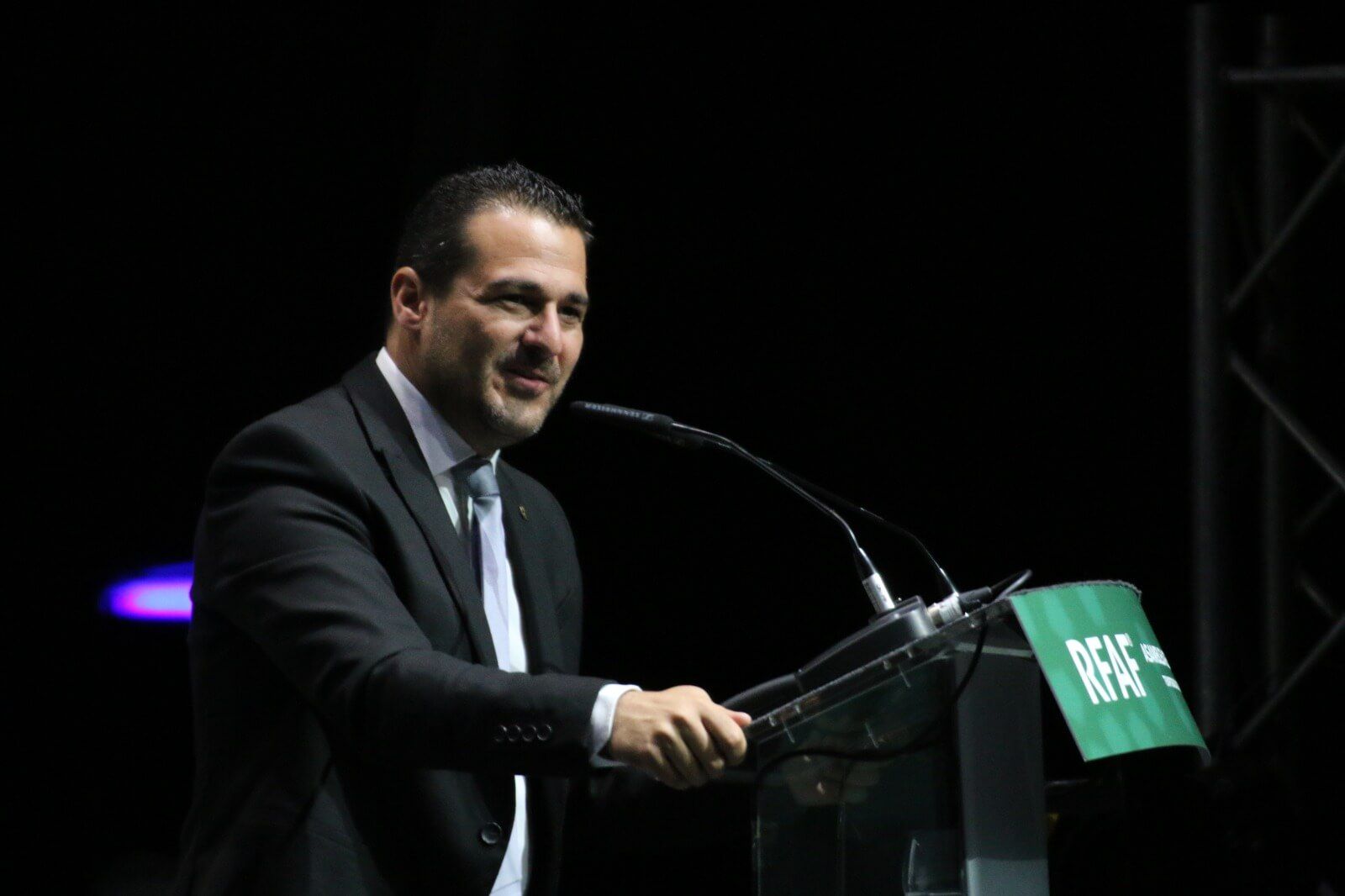 Pablo Lozano, en una de sus intervenciones en la RFAF.