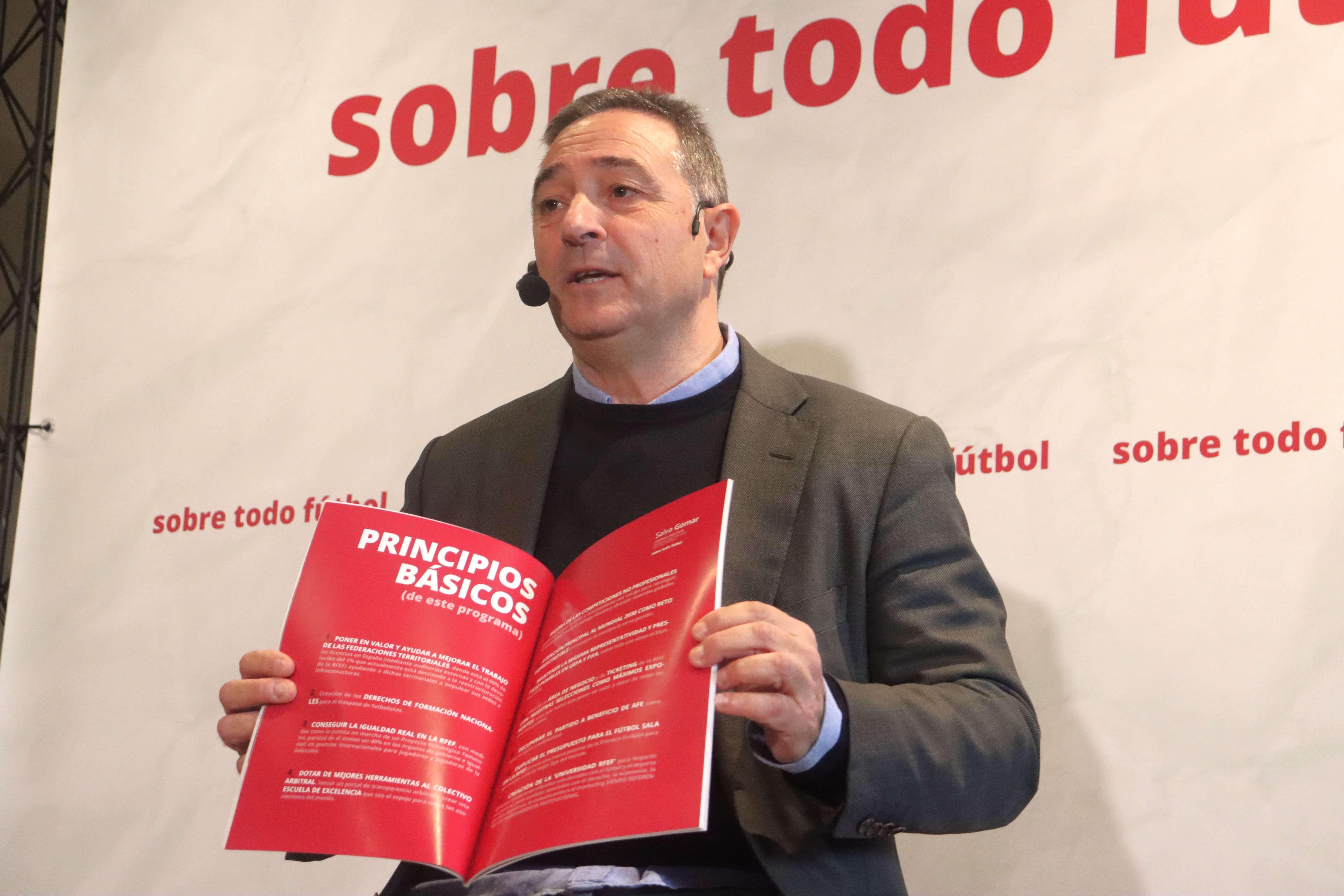  Salvador Gomar, candidato a la presidencia de la RFEF