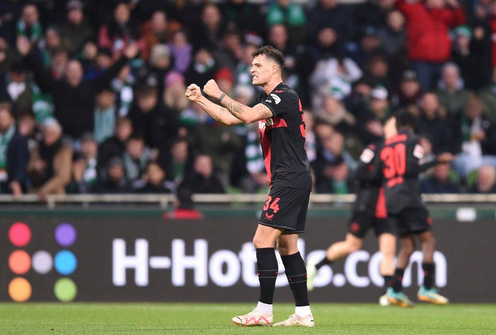  Xhaka, en un partido del Bayer Leverkusen (FOTO: Cordón Press).