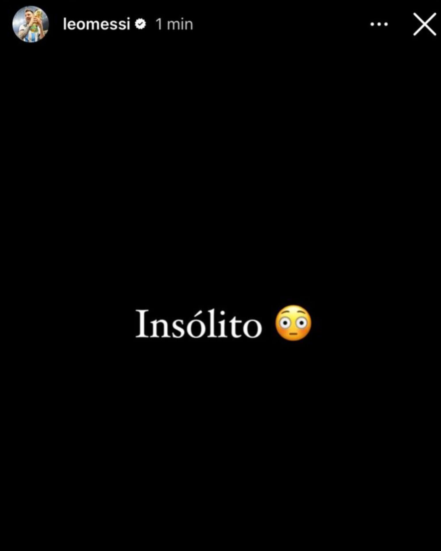 La protesta de Leo Messi tras el Argentina-Marruecos.