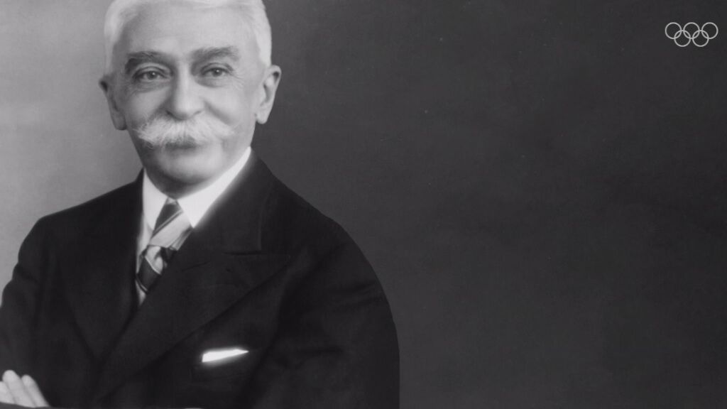  Pierre de Coubertin, creador del logo de los Juegos Olímpicos y de COI (foto: Olympics.com).
