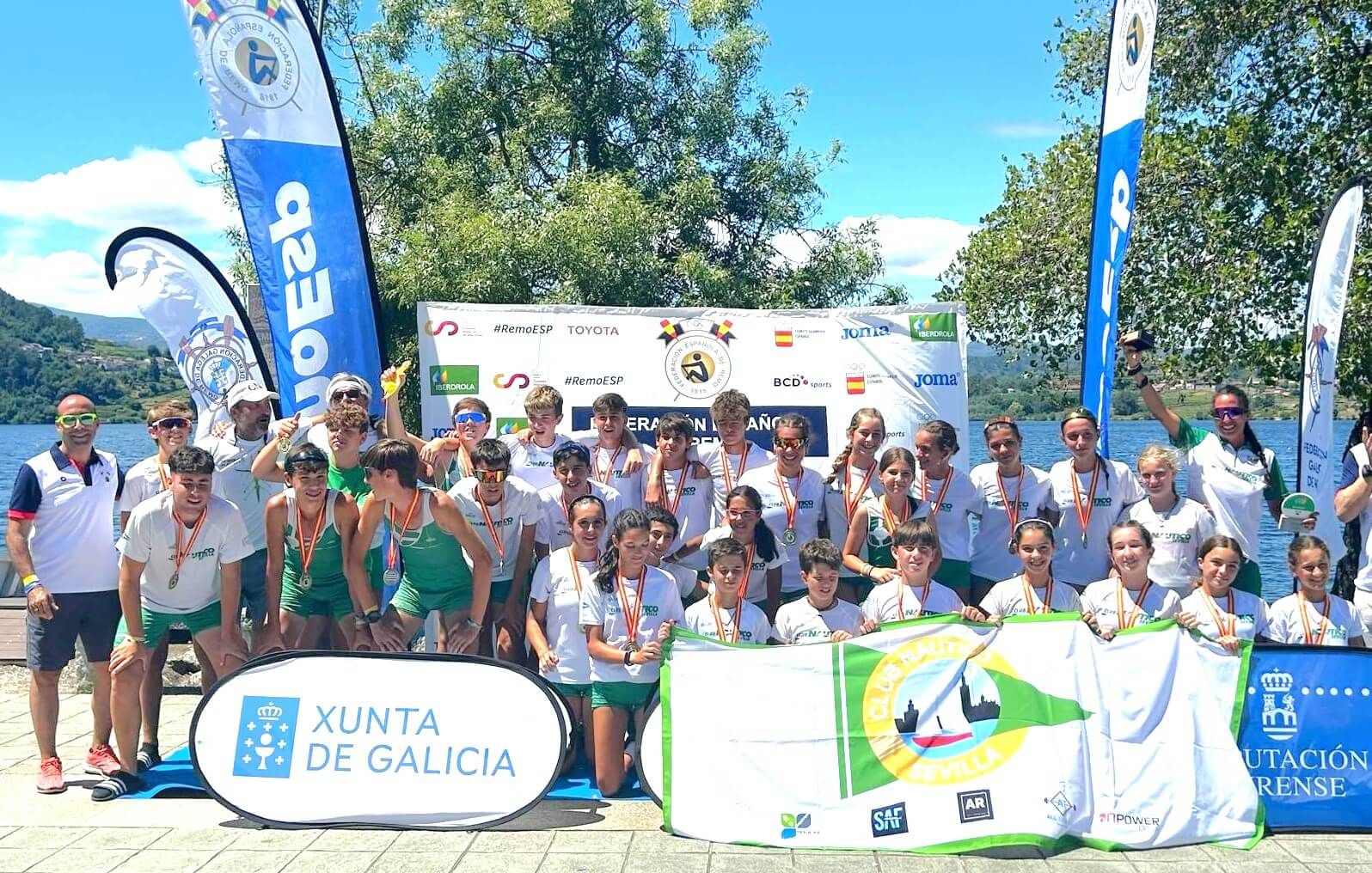  Las categorías de base del Náutico Sevilla celebraron sus grandes resultados.