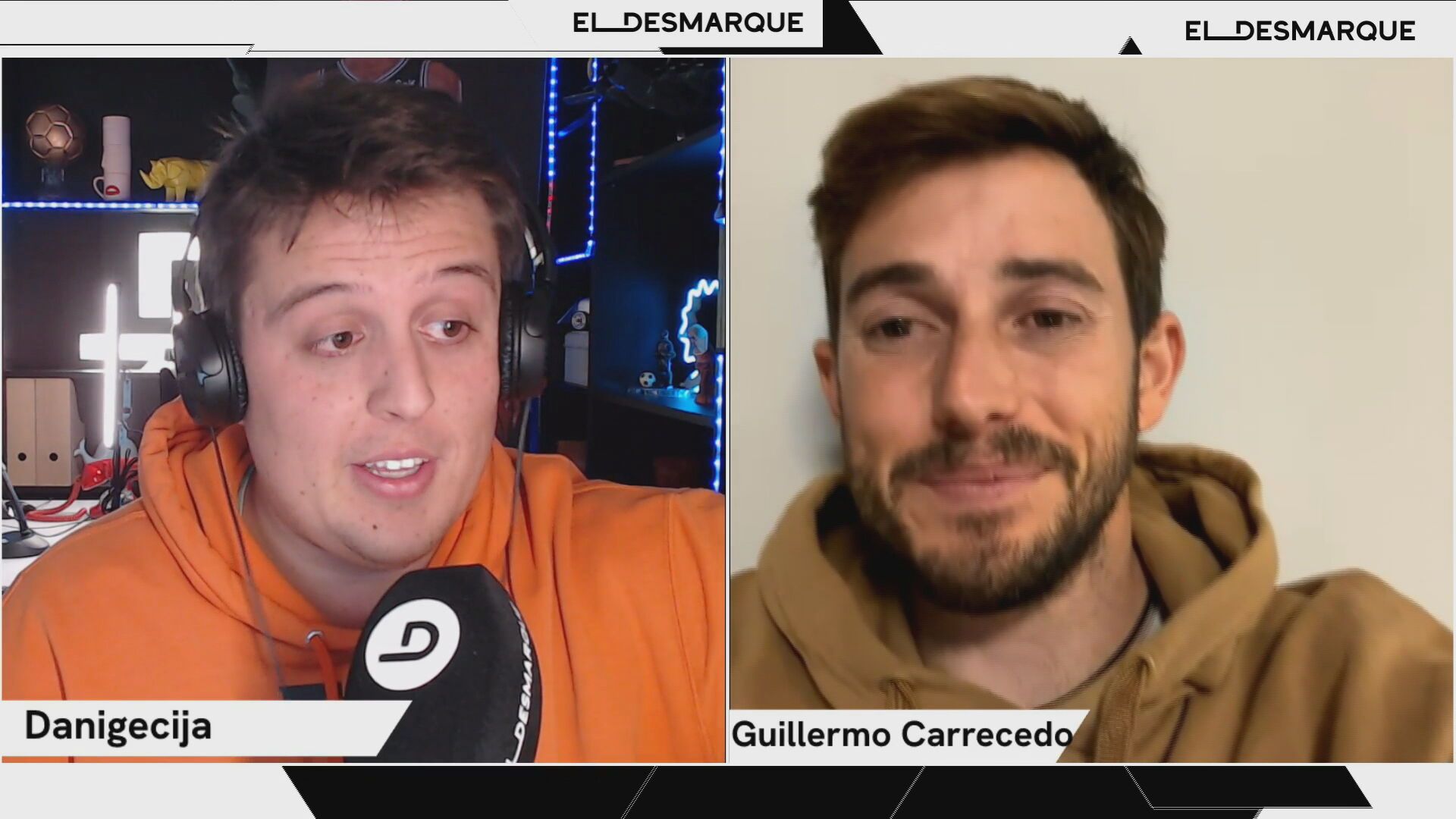  Hablando con Guillermo Carracedo, en el Twitch de ElDesmarque.