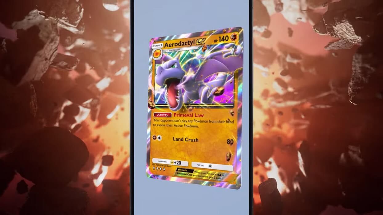  Aerodactyl es un counter directo de Pikachu y también de los mazos con mucha evolución.