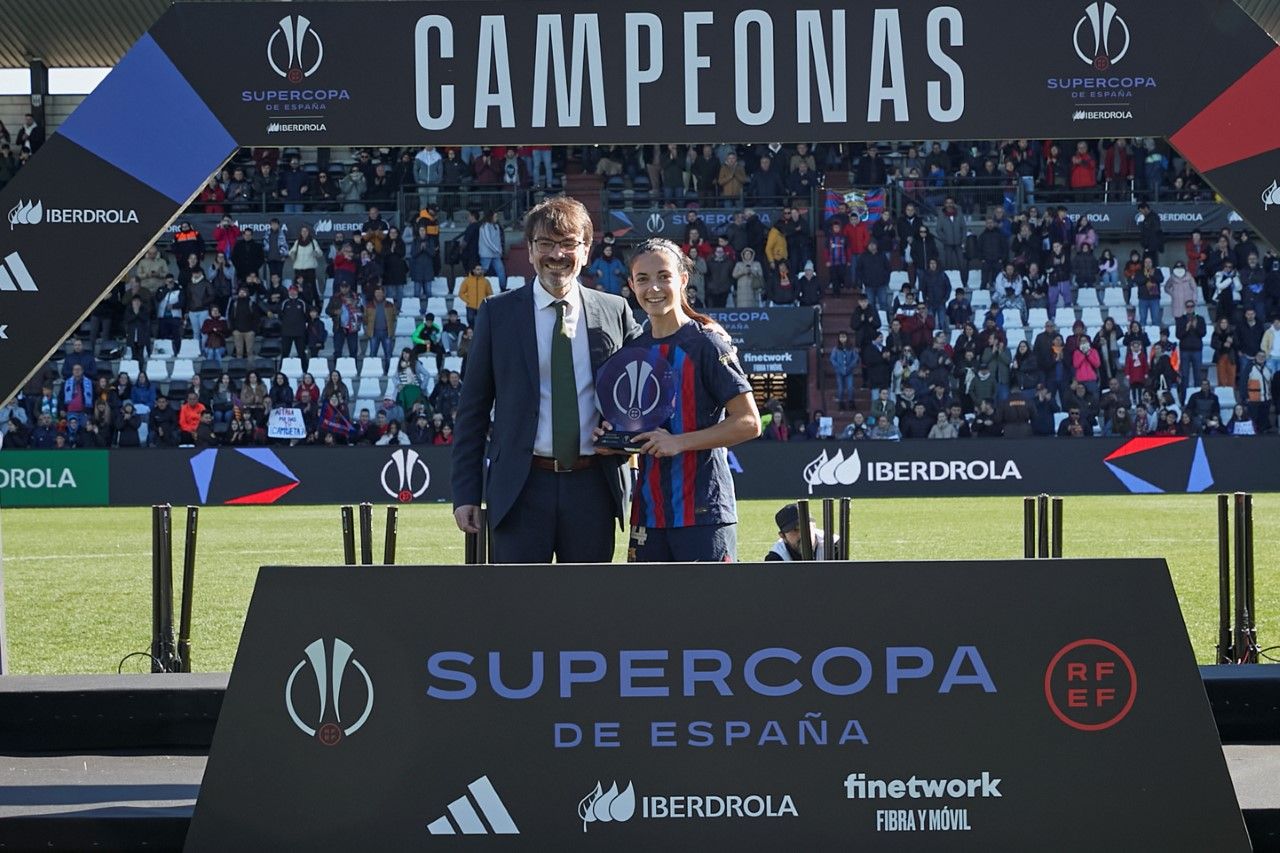 Aitana Bonmatí, MVP de la Supercopa.