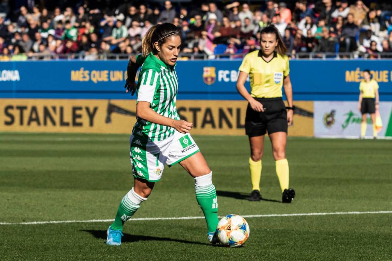  Ana Romero, en un partido con el Betis Féminas.