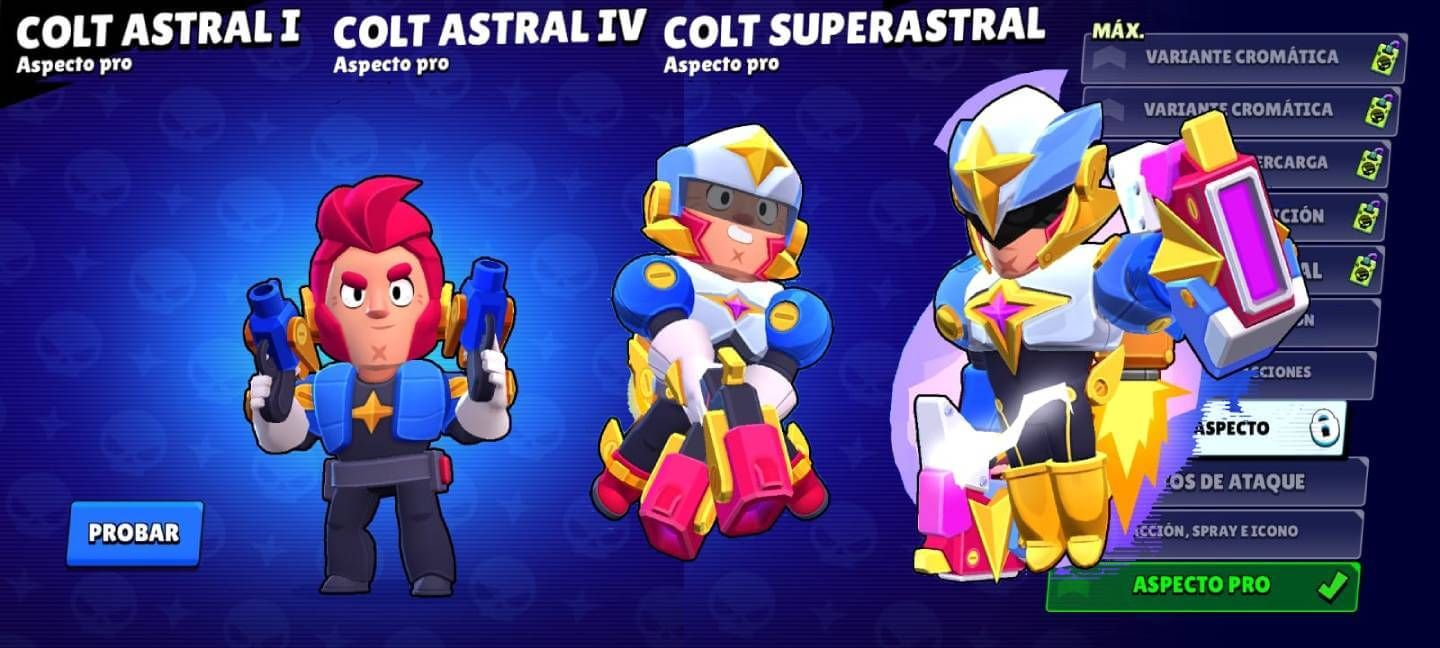 La mejora del nuevo Aspecto Pro del Pro Pass Competitivo en Brawl Stars