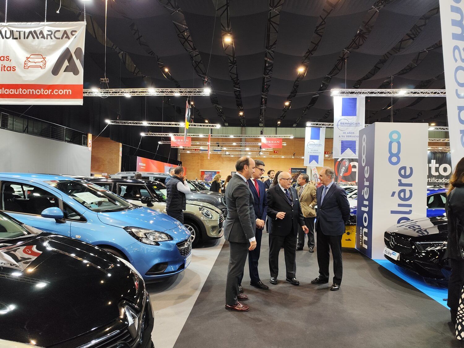  Momentos de la inauguración del Salón del Motor en FIBES.