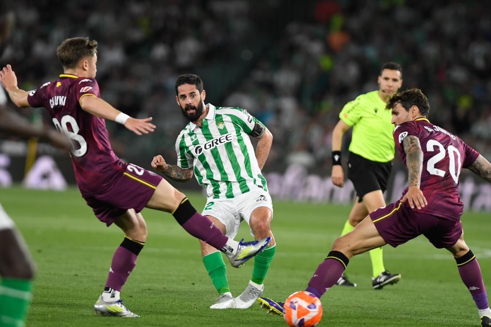  Isco, en el partido del Betis ante el Valladolid.