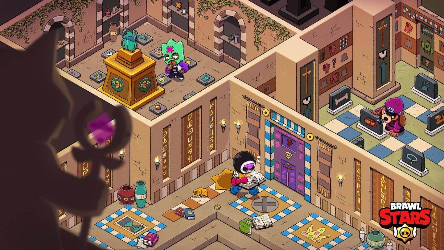  Un brawler gatuno observa el macabro juego de la pirámide para la nueva Brawl Talk