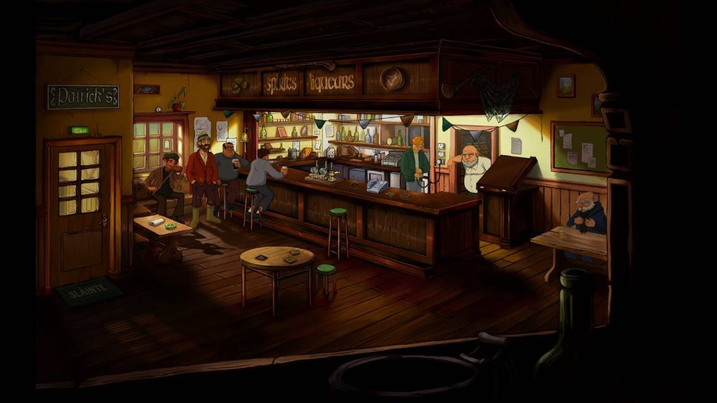 George Stobbart en Lochmarne en Broken Sword - La leyenda de los templarios: Reforged